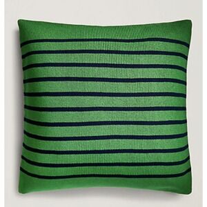 Ralph Lauren Home Toulon Striped Throw Pillow Case Only Bottle Green/Navy